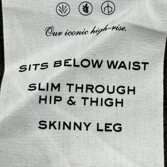 Rag & Bone Womens Nina High Rise Coated Plum Skinny Jeans 29 New NWT $255 Purple - Picture 11 of 11